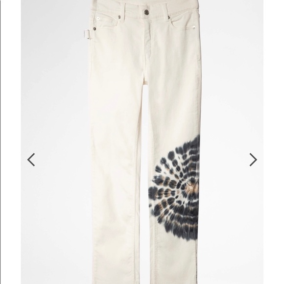 ❌SOLD❌ Zadig & Voltaire Elton Denim Tye and Dye Jeans 👖 - Picture 6 of 16